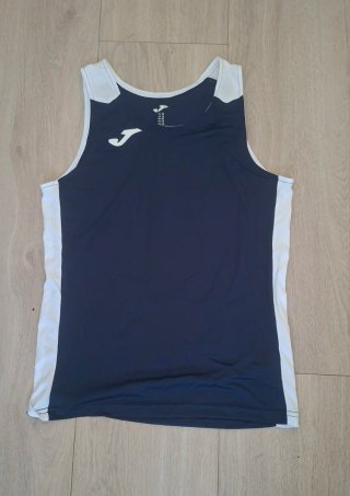 Camiseta de entrenamiento Joma azul y blanca