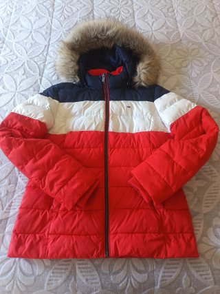 Abrigo Tommy Hilfiger Tricolor