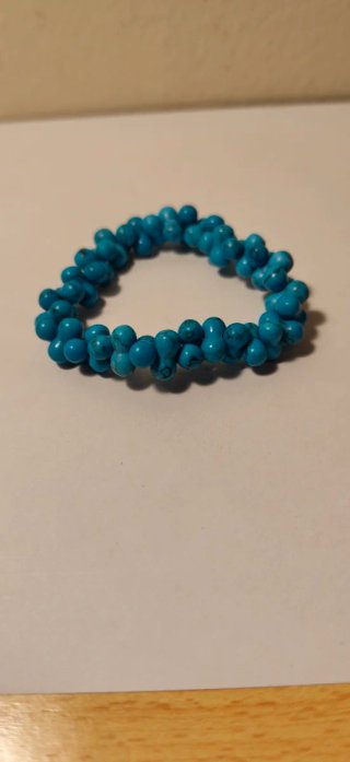 Pulsera de cuentas turquesa