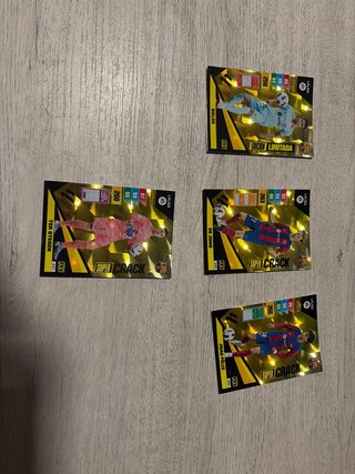 Set 4 Cartas Edición Limitada FC Barcelona