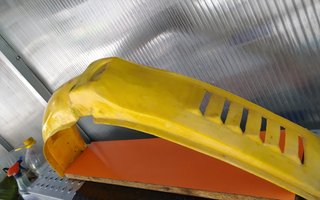 Guardabarros Puch Amarillo Original