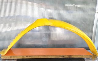 Guardabarros Puch Amarillo Original