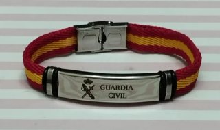 NOVEDAD! PULSERA G. CIVIL ESPAÑA EN ACERO