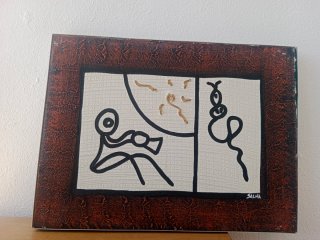 Cuadro Arte Caribeño Étnico Taíno