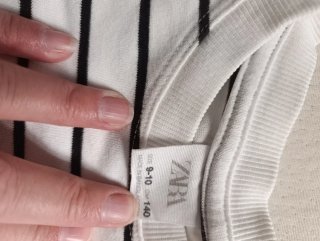 Camiseta de rayas Zara niña 9-10 años