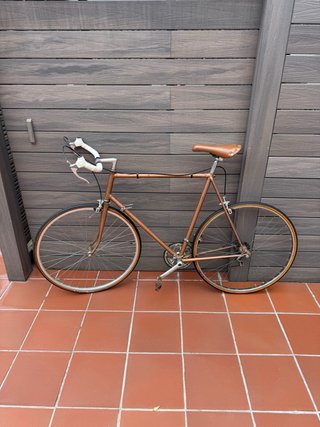 Bicicleta de carretera vintage clásica, años 70/80