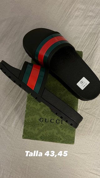 Chanclas Gucci Negras