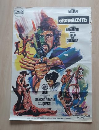 Cartel Original Cine Oro Maldito (1967)