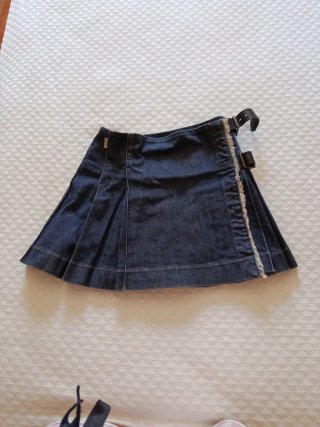 Falda vaquera Burberry