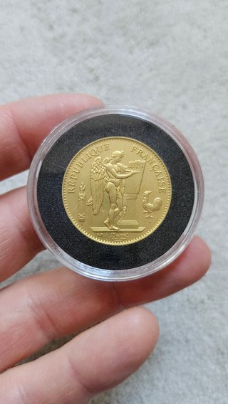 Moneda Francesa Republique 50 Francos