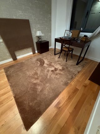 Alfombra Marrón Mullida 270x200 cm
