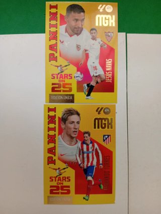 Panini Stars on 25 - 11 cromos diferentes MGK