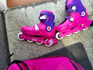 Patines en línea para niña talla 36