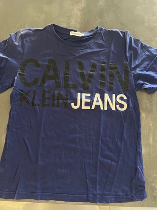 Camiseta Calvin Klein Jeans Azul Talla 14