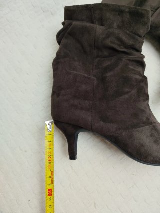 Botines marrones tacón talla 36