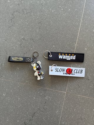 Lote 3 Llaveros / charms JDM Tuning y Oso Monokuma
