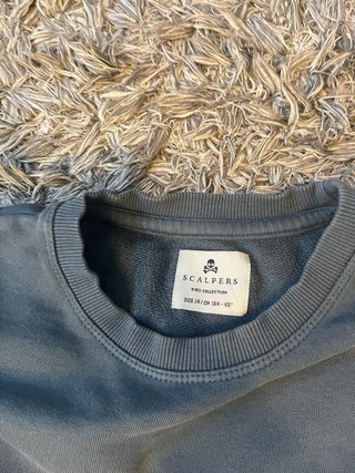Sudadera Scalpers Gris Talla XS