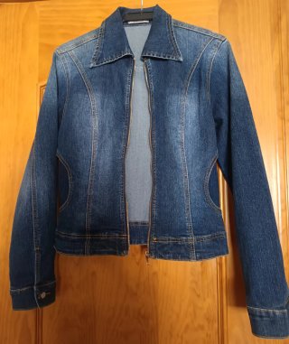 Chaqueta vaquera azul mujer