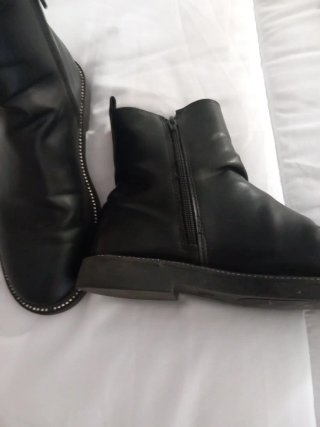 Botines Planos Negros MARCA ZARA NO ENVIO