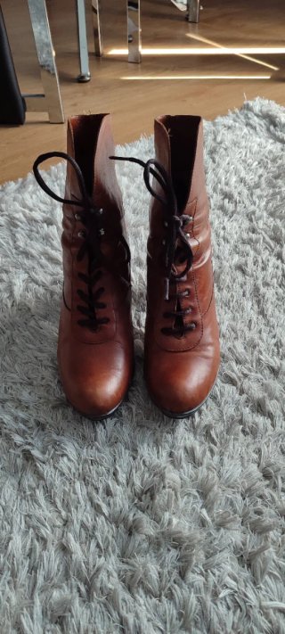 Botines de Piel Marrón Luis Gonzalo Talla 37