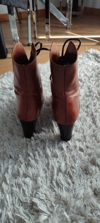 Botines de Piel Marrón Luis Gonzalo Talla 37