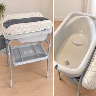 Bañera cambiador para bebé