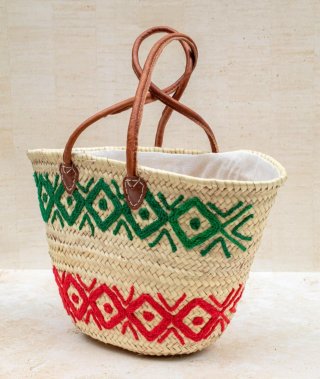 Bolso   tradicional Marruecos. trabajo de manos