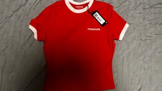 Camiseta McKenzie Roja Manga Corta