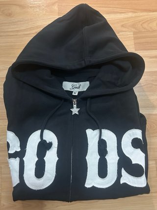Sudadera con cremallera Fake Gods Negra Nueva