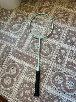 Raqueta de bádminton color menta