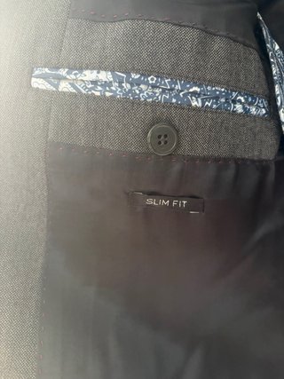 Traje Mango Gris Talla M