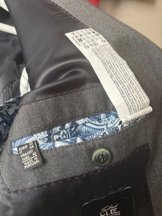 Traje Mango Gris Talla M