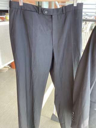 Traje Negro Cardigan Talla 52