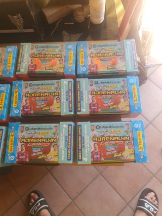 Cajas Panini Adrenalyn 2020-2021 sin abrir