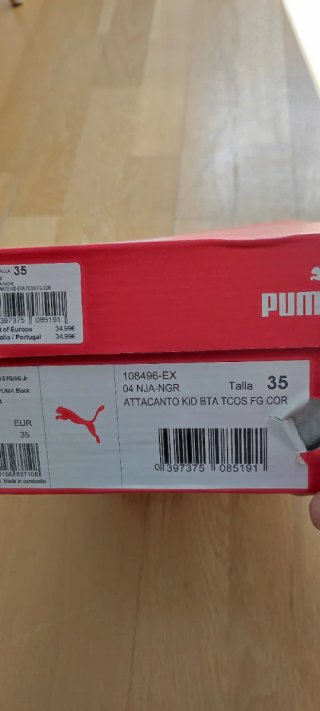 Botas de fútbol Puma Attacanto Kids