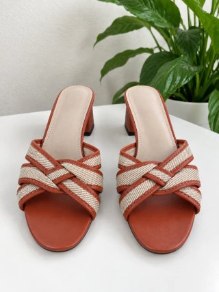 Sandalias de mujer tacón bajo talla 41 URGE NEGOC.