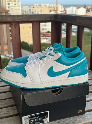 Nike Air Jordan 1 Low 553558-174 Aquatone