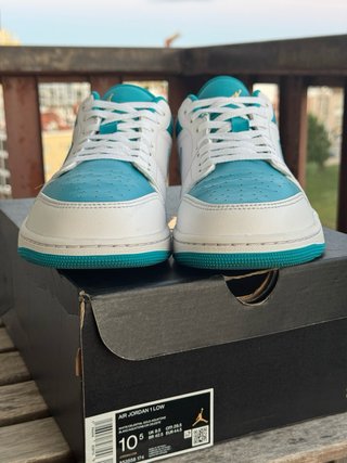 Nike Air Jordan 1 Low 553558-174 Aquatone