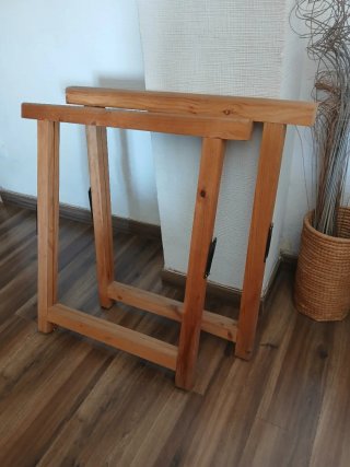 Caballetes de madera