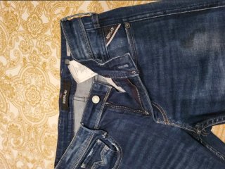 Vaqueros Replay Azules para Hombre