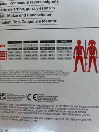 Disfraz de Zombi Convicto (7-9 años)