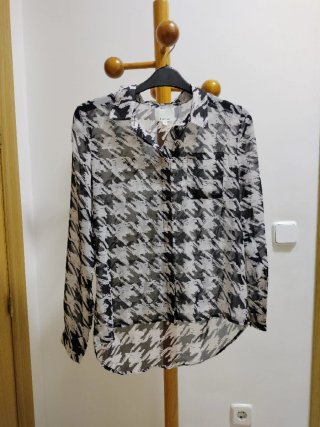 Camisa estampada manga larga