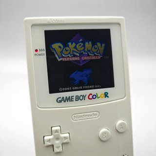 Console Gameboy Color Bianco con Schermo IPS