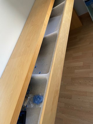 Mobile alto con cassetto in legno Ikea