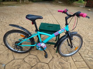 Bicicleta Infantil B'TWIN Mistigirl 320 Turquesa