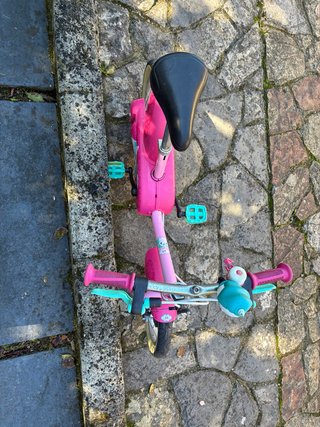 Bicicleta infantil niña rosa de 14’’