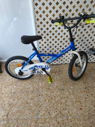 Bicicleta Infantil Btwin Azul