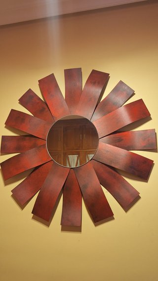 Espejo de Pared Sol Rústico Vintage