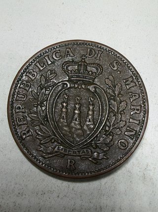 Moneta 10 Centesimi San Marino 1936-R