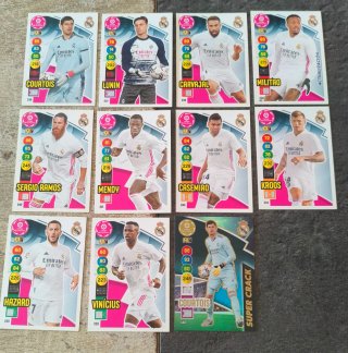 Lote cromos Real Madrid Adrenalyn 20-21